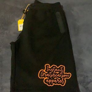 Instant gratification apparel tek shorts.